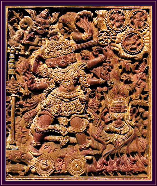 Shiva
              fights tripura